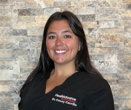 Dr. Casey Carrillo, Doctor of Chiropractic at HealthSource of Pace