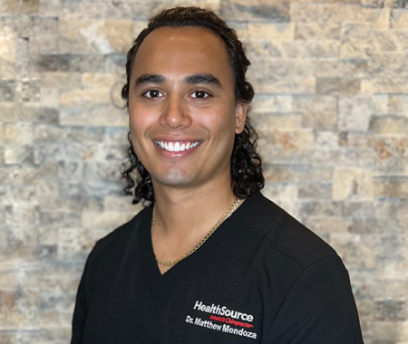 Dr. Matthew Mendoza, Doctor of Chiropractic at HealthSource of Nine Mile