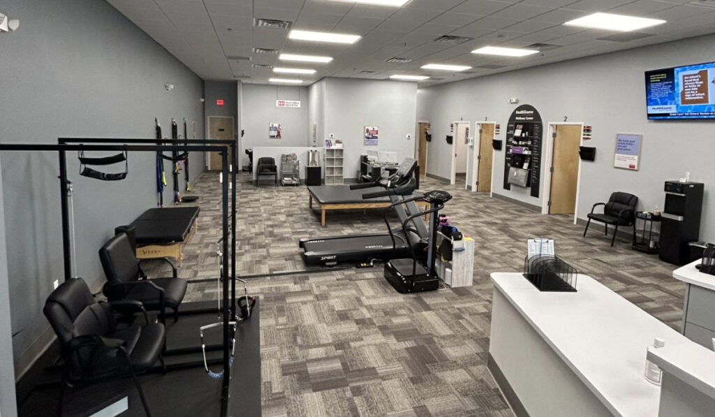 Treatment area at HealthSource of North Milton.