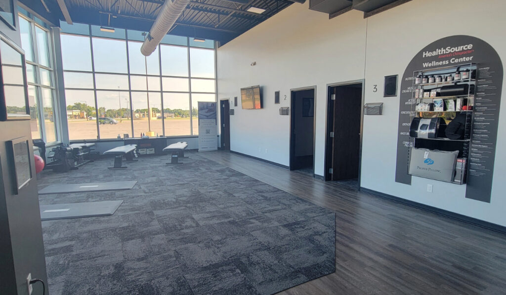 Rehabilitation area at HealthSource of Mankato.