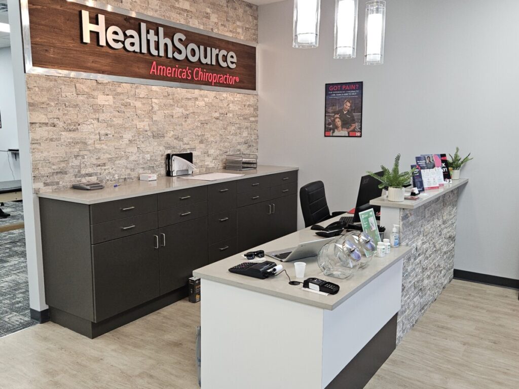 Front desk at HealthSource of Holly Springs.