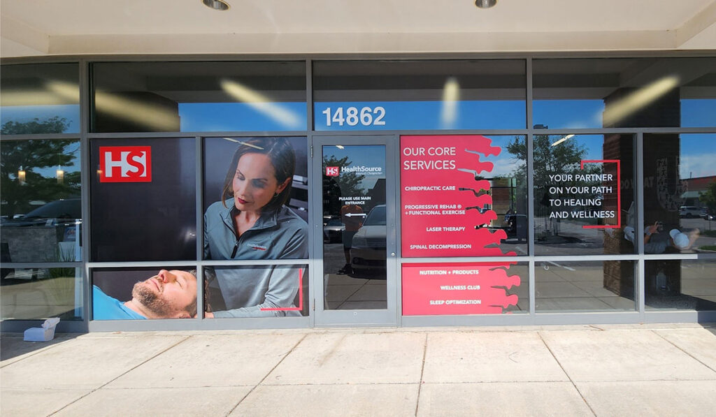 Exterior entrance of HealthSource of Southeast Overland Park