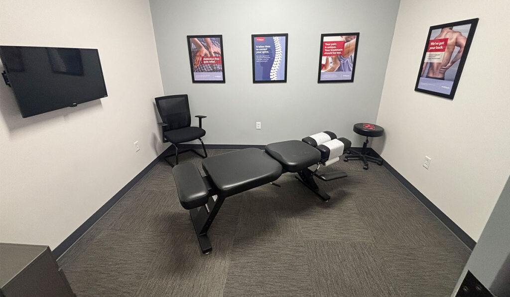 A treatment room at HealthSource of Southeast Overland Park