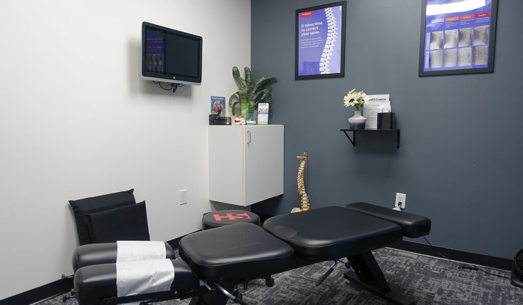 Treatment room at HealthSource of Southwest Fort Worth