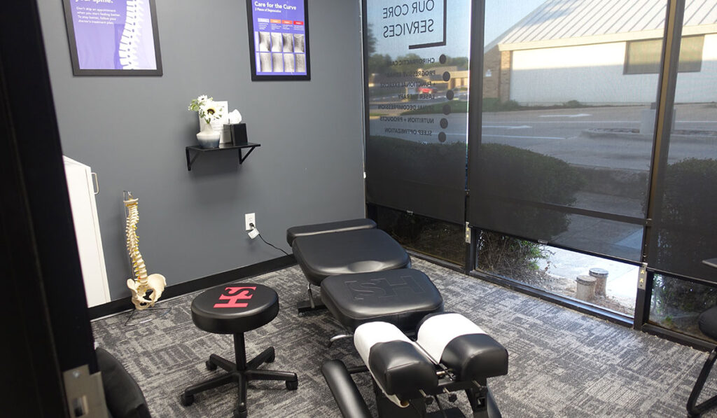 Treatment room at HealthSource of Southwest Fort Worth