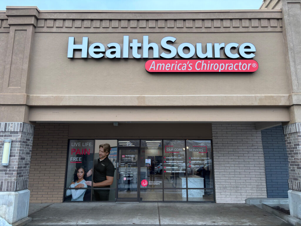 Exterior entrance of HealthSource of North Provo