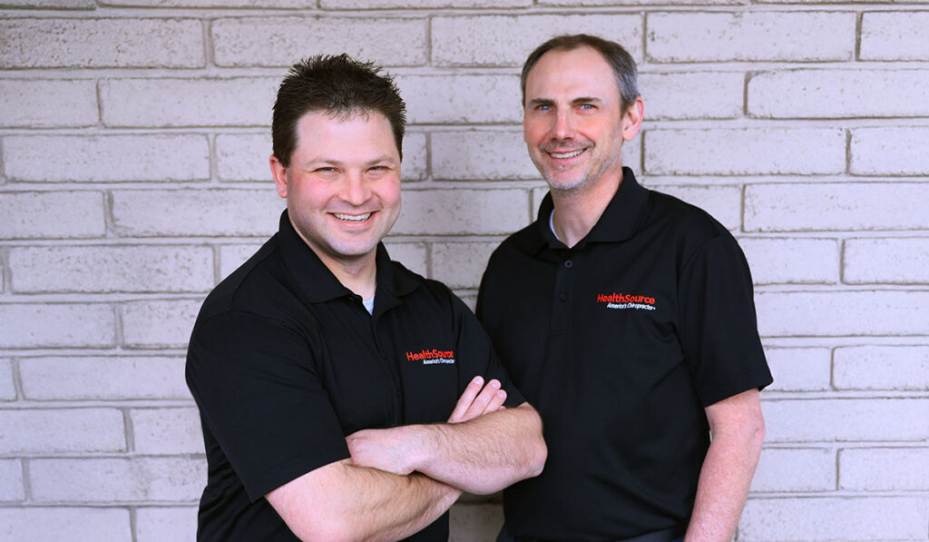 Dr. Robert Miller and Dr. Dustin Creer, Chiropractors at HealthSource of North Provo.